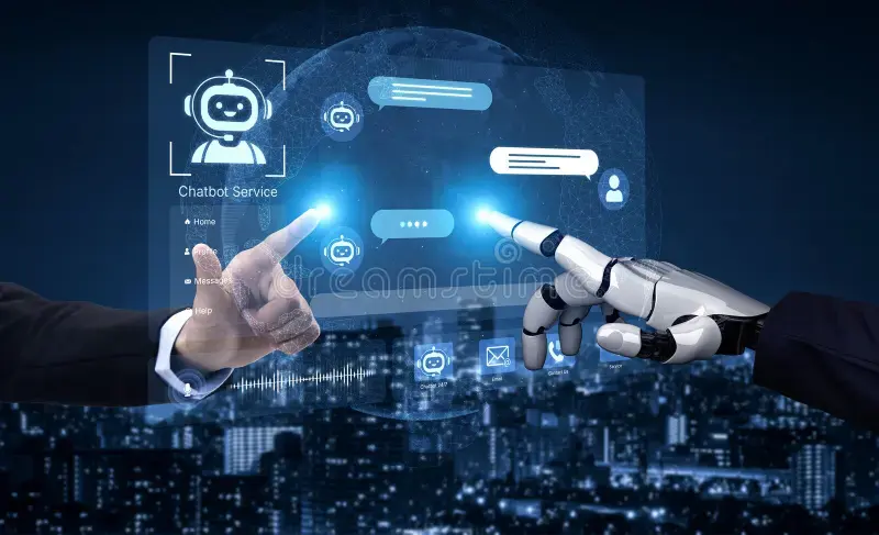 modern-ai-chatbot-service-dashboard-automated-support-corpus-featuring-voice-recognition-omnichannel-nlp-communication-439069747